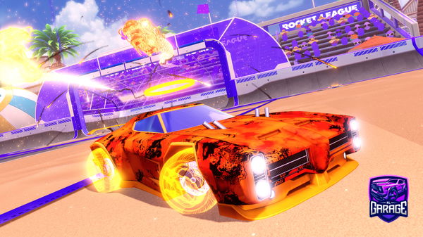 A Rocket League car design from VozifyGaming