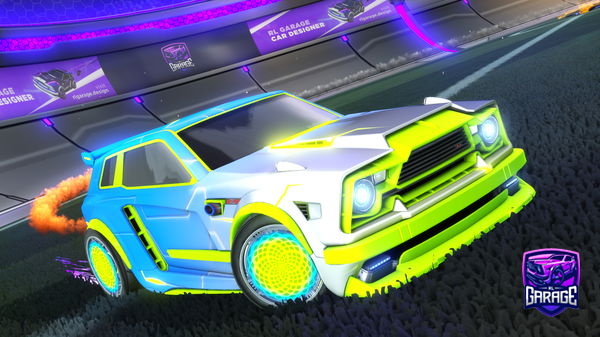 A Rocket League car design from -orbix-