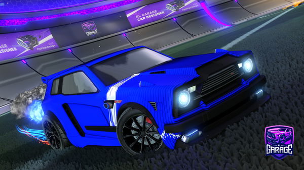 A Rocket League car design from ASecretPro-_-