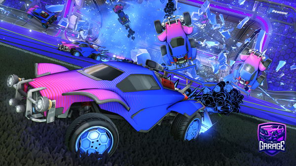 A Rocket League car design from Catroll111