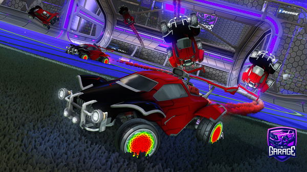 A Rocket League car design from Skullstrats