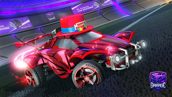A Rocket League car design from Nomster_lil
