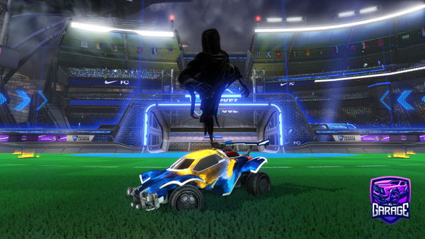 A Rocket League car design from PWRHeattrow