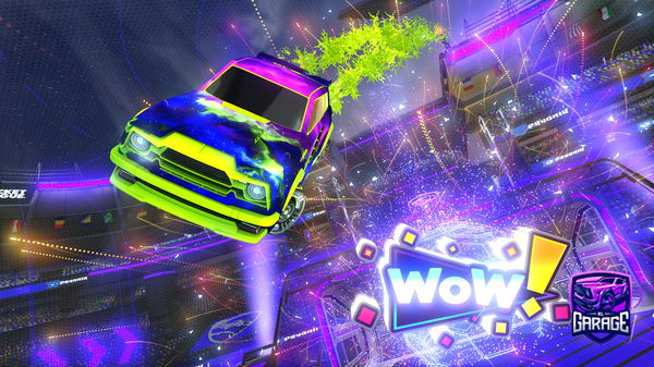 A Rocket League car design from babytigerchamps