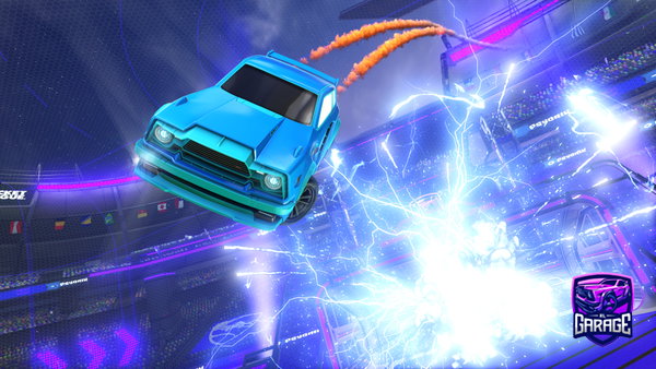 A Rocket League car design from HeartGaming