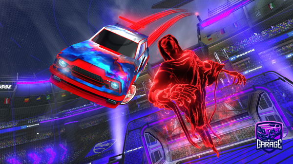 A Rocket League car design from DRAGO_XZE