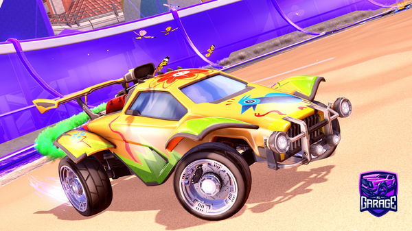 A Rocket League car design from Hashee85