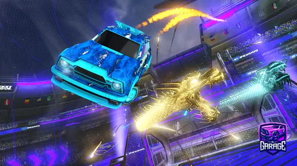 A Rocket League car design from Kingdamooo