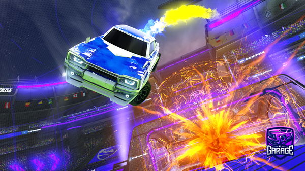 A Rocket League car design from ItsVektor