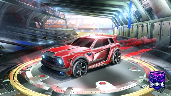 A Rocket League car design from SupbarMocha