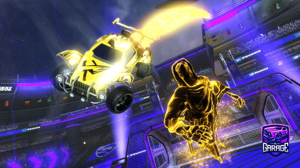 A Rocket League car design from MerlinderHund3