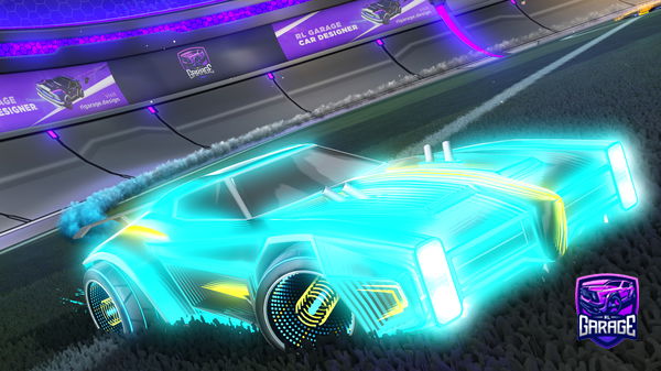 A Rocket League car design from freeze_master4