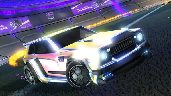 A Rocket League car design from xipp