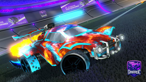 A Rocket League car design from Saiyanprince_PR