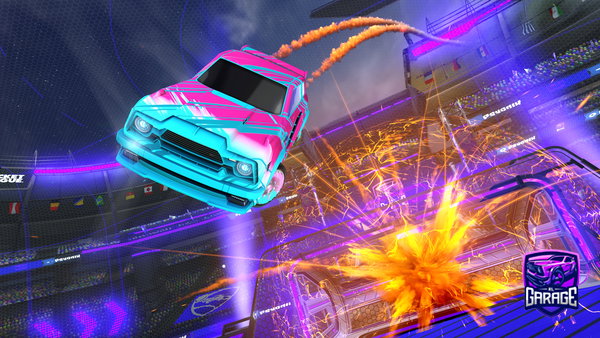 A Rocket League car design from Bogdij