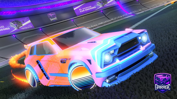 A Rocket League car design from Studog933