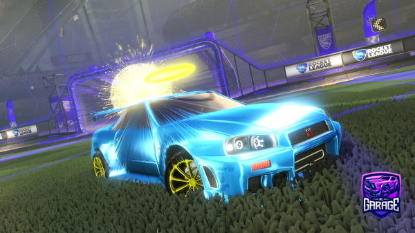 A Rocket League car design from Clapped-by-Twez