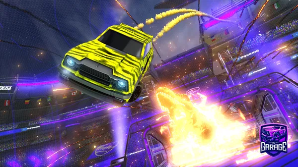 A Rocket League car design from Hug904hd