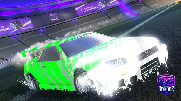 A Rocket League car design from harveywellybob