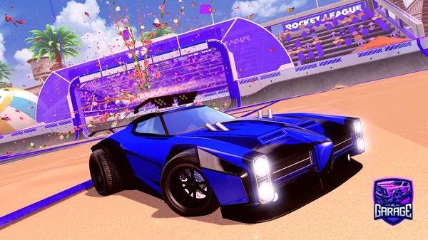 A Rocket League car design from ninja987