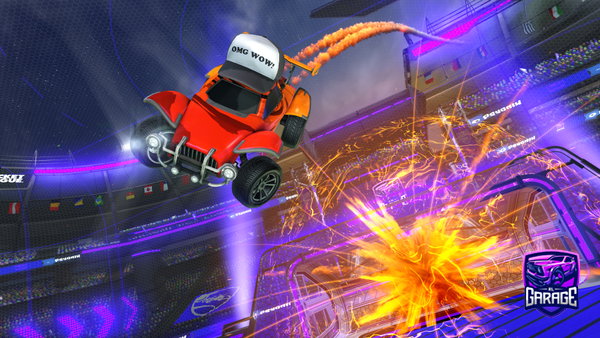 A Rocket League car design from Tucknroll