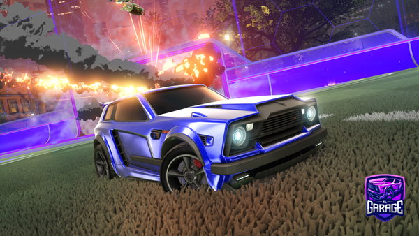 A Rocket League car design from hs7non7