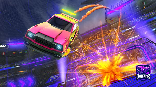 A Rocket League car design from RobinGamingWolf2