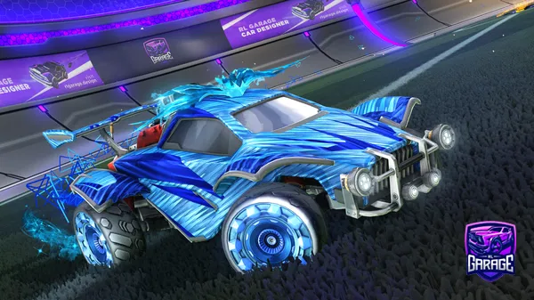 A Rocket League car design from Synxty