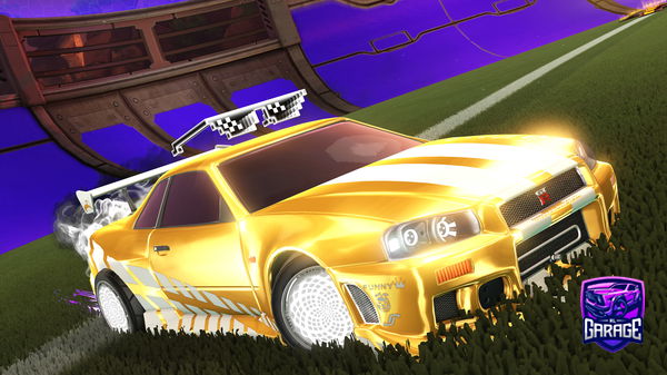 A Rocket League car design from Mhammed343