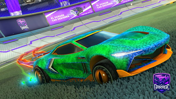 A Rocket League car design from G2186