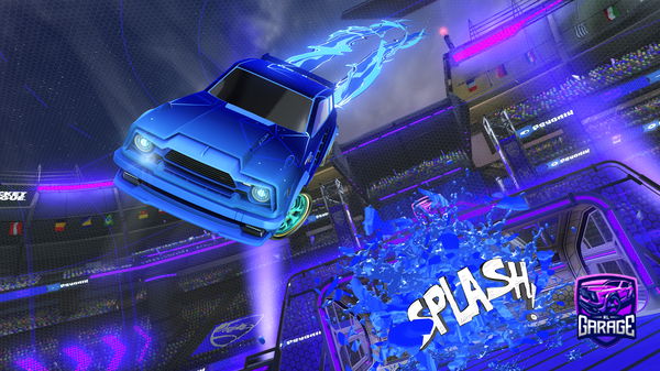 A Rocket League car design from luketawesome