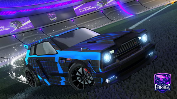 A Rocket League car design from BACK_35