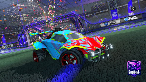 A Rocket League car design from hazzaxr