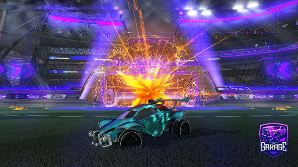 A Rocket League car design from Ashley_