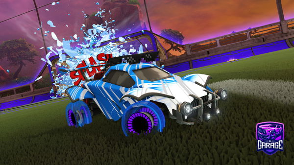 A Rocket League car design from FIREfennec