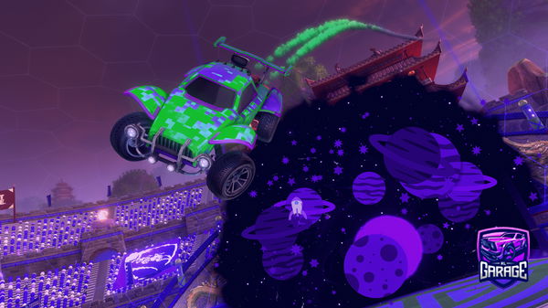 A Rocket League car design from X7-Ha7za