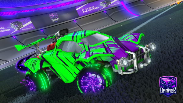 A Rocket League car design from Jawa121