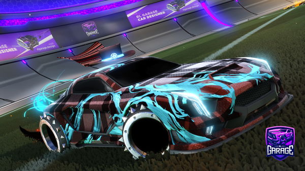 A Rocket League car design from pixl_