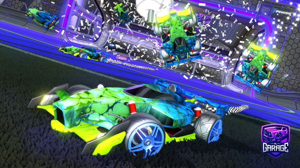 A Rocket League car design from BillyStevo99