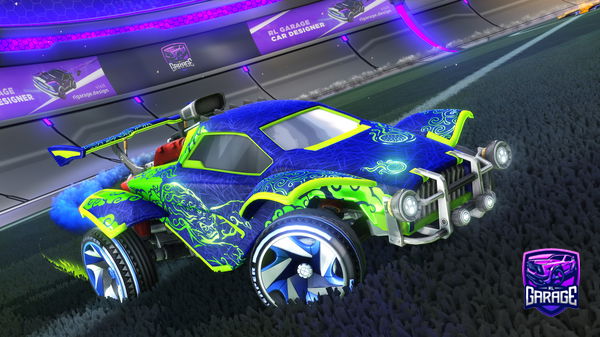 A Rocket League car design from pinpoynt