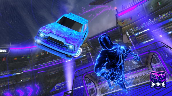 A Rocket League car design from sportcars2010