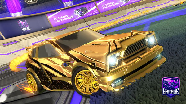 A Rocket League car design from Shatterrred