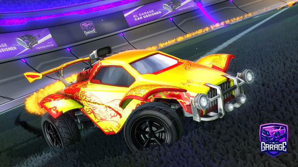 A Rocket League car design from Sharkboiii
