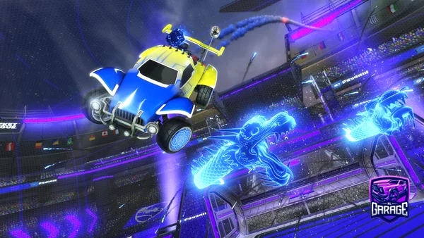 A Rocket League car design from Hudsonite