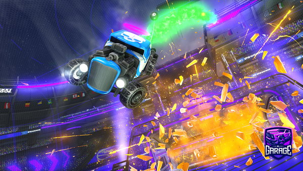 A Rocket League car design from Flash_RCR