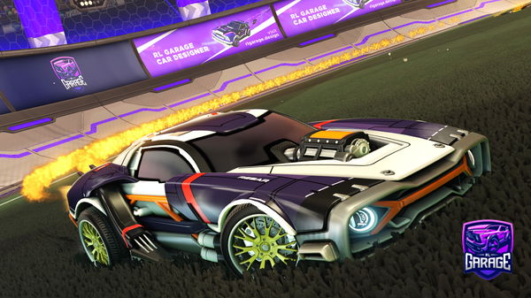 A Rocket League car design from Mjgoeke