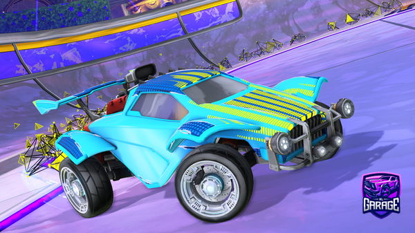 A Rocket League car design from LND_vuulg