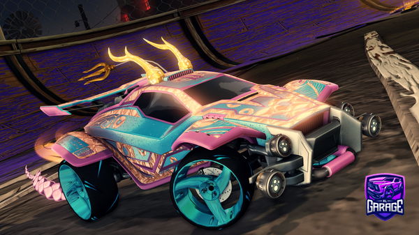A Rocket League car design from KAOS_Cobra