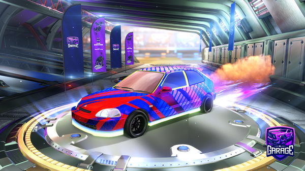 A Rocket League car design from nm2007