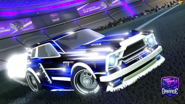 A Rocket League car design from JojoGooo